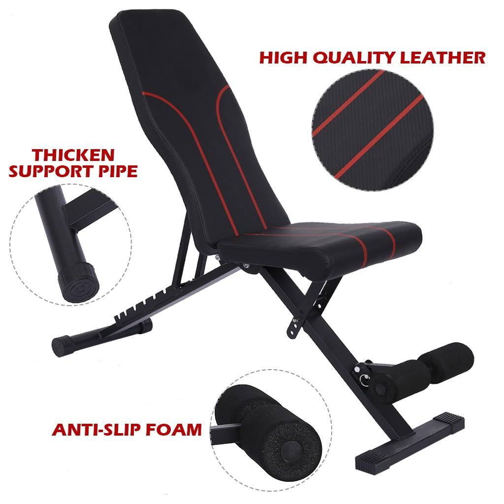 Adjustable Bench,Utility Weight Bench For Full Body Workout Foldable Bench