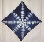 Indigo Colour, Shibori Sofa Cusion Cover, Multicolour Colour Cusion Cover, Decorative Cotton Throw, Tie Dye Shibori Cushion Covers, Bohemian Pillow Shams Outdoor Cushion Cover, Size :16x16 (50)