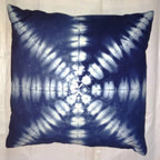 Indigo Colour, Shibori Sofa Cusion Cover, Multicolour Colour Cusion Cover, Decorative Cotton Throw, Tie Dye Shibori Cushion Covers, Bohemian Pillow Shams Outdoor Cushion Cover, Size :16x16 (50)