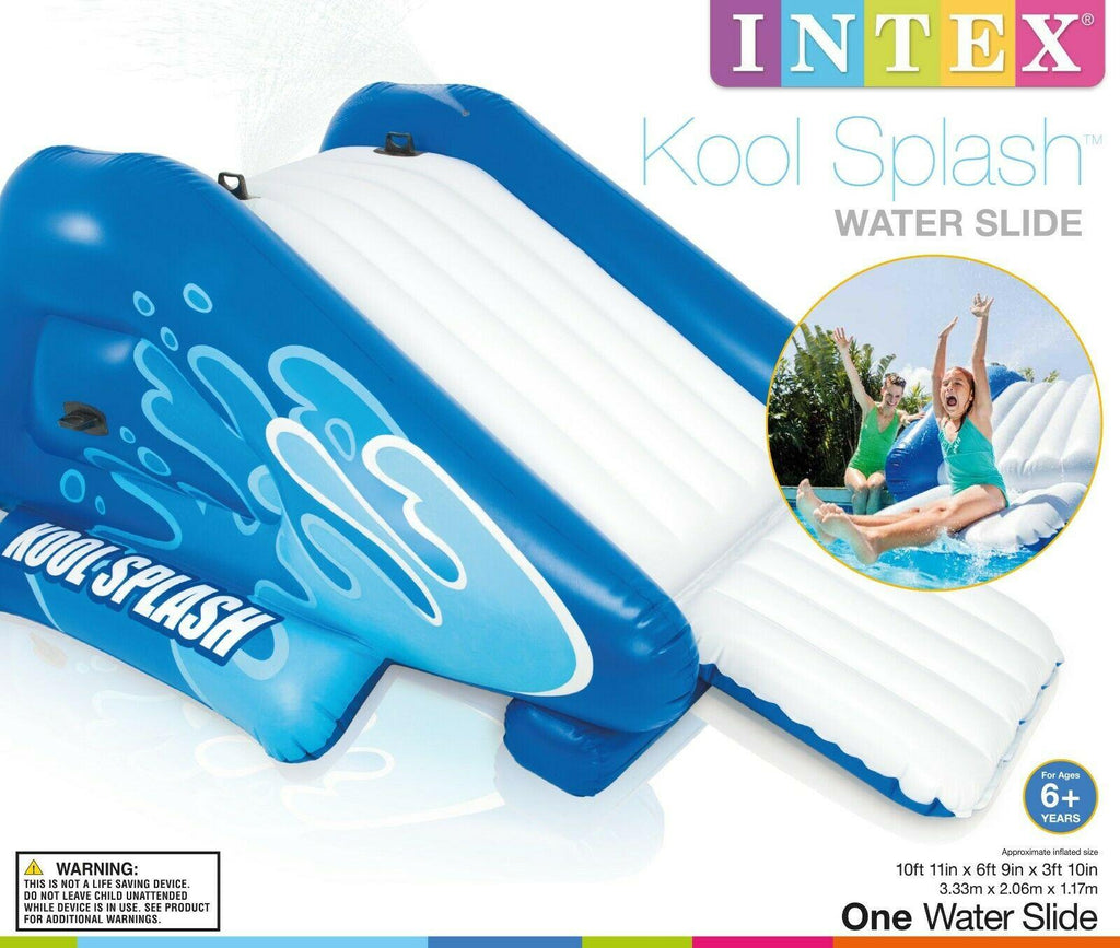 intex kool splash inflatable water slide 58849ep