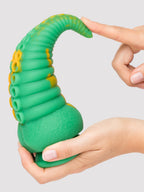 Fantasy Silicone Monster Tentacle Dildo 6.5 Inch, Green
