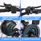 VIVI Folding Electric Bike 350W, Adult Electric Bikes, 26" Mountain Bike with 8Ah Battery, 20 Mph Speed/RecharMilea25 Mile/ 4 WorMode