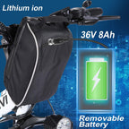 VIVI Folding Electric Bike 350W, Adult Electric Bikes, 26" Mountain Bike with 8Ah Battery, 20 Mph Speed/RecharMilea25 Mile/ 4 WorMode
