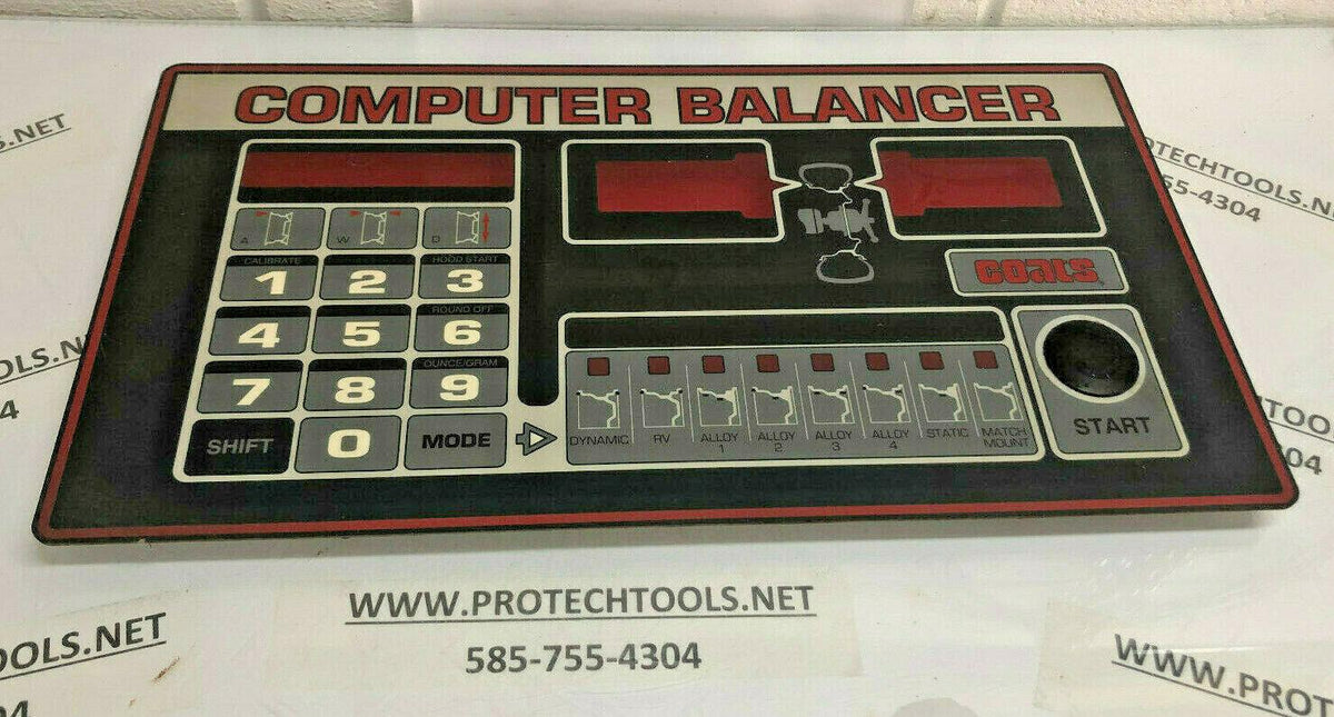 Coats Wheel r 110721 / 110947 Touch Panel Display P334