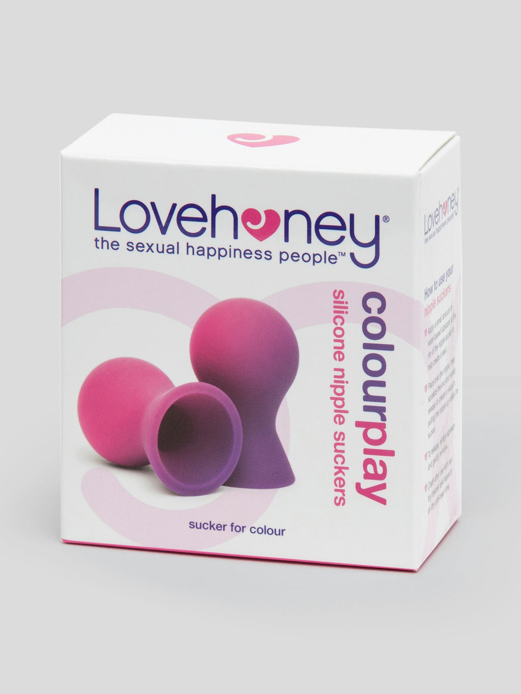 Lovehoney Colorplay Color-Changing Silicone Nipple Suckers, Purple | Purple