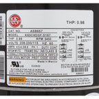 Us Motors Motor, Nidec/USMtr, 0.5hp, 115/230v, 1Spd, 56Jfr, CFace, Thd, Full