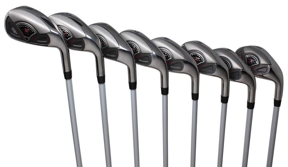 Extreme X7 High MOI Complete 8-Piece Men's Iron Set (4-SW) Right Handed Regular R Flex Graphite Shafts