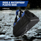16-inch Wide Mouth Tool Bag with Water Proof Molded Base | Multi-Pocket, Heavy Duty Cloth, Adjustable Shoulder Strap, Double-pull Zipper, For Workshops, Outdoor Projects
