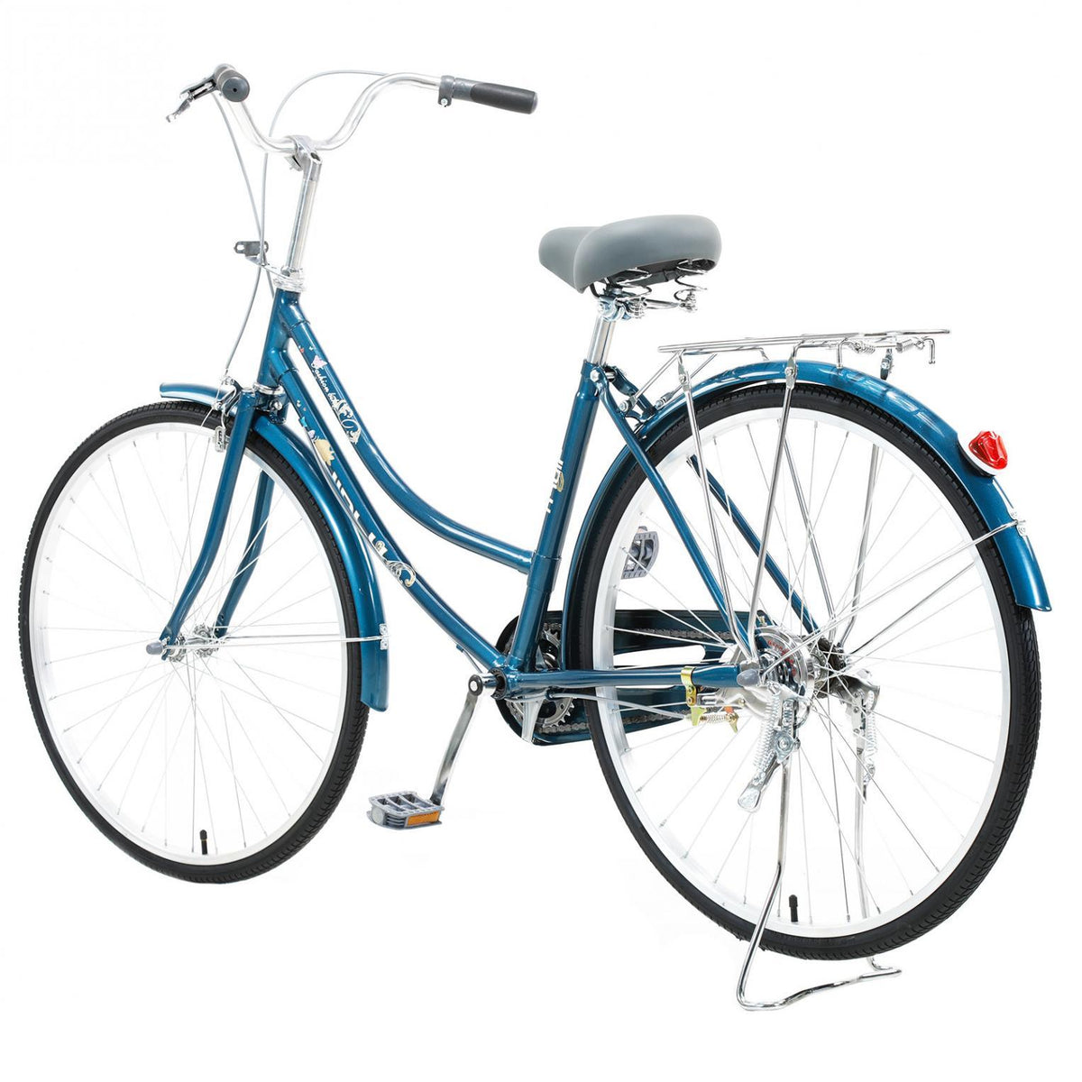 HOMBOM 26-Inch Single Speed Bicycle Womens Comfort Bikes Beach Cruiser Bike for Women Comfortable Bicycle
