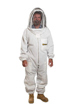super suit - reinforced knee, triple layered, heavy-duty thread and material for beekeeping protection! (m)