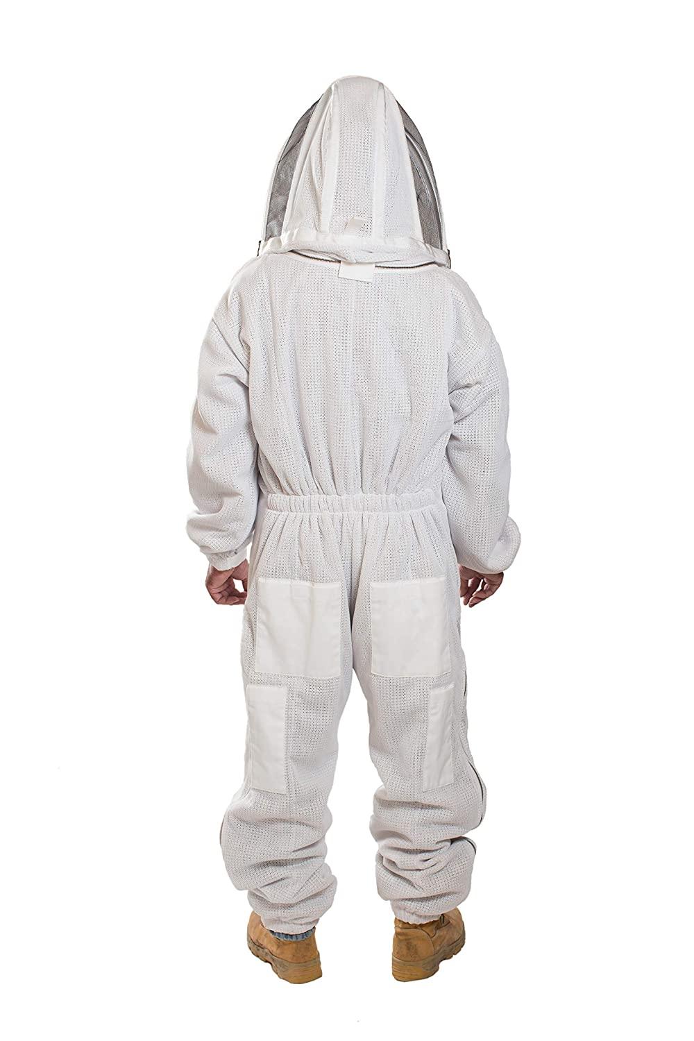 super suit - reinforced knee, triple layered, heavy-duty thread and material for beekeeping protection! (m)