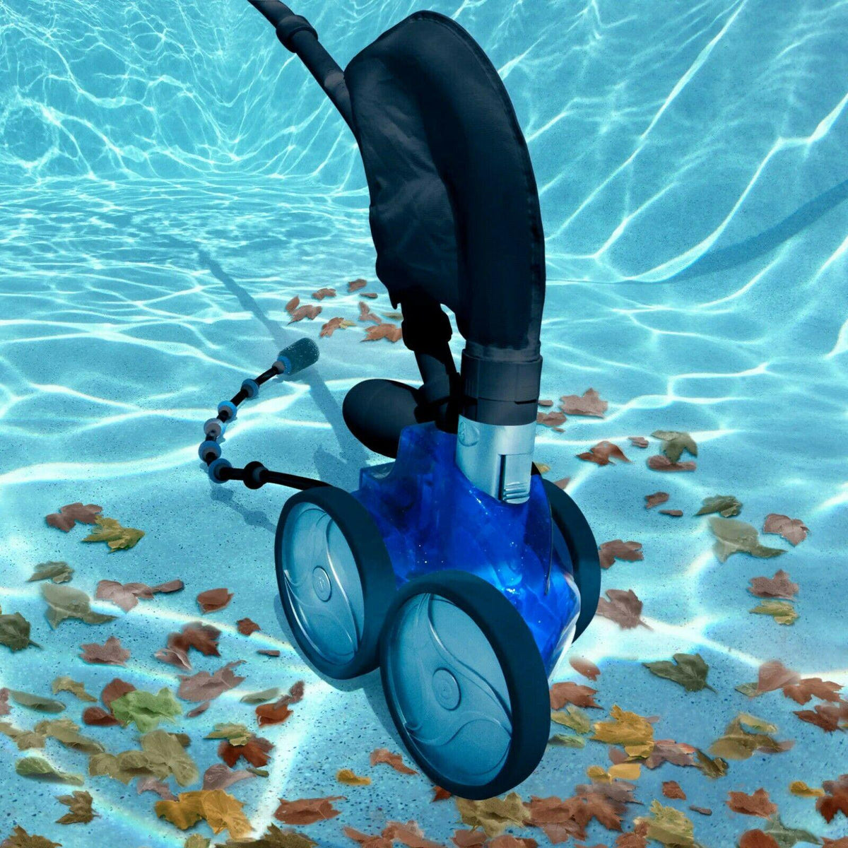 polaris vac-sweep tr36p pressure cleaner f1tr pool vacuum + nib w/ 2 bags 360