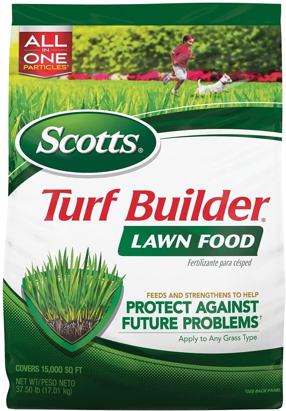 scotts turf builder lawn food, 37.5 lbs., 15,000 sq. ft.