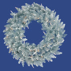 Vickerman 60" Silver Fir Artificial Christmas Wreath, Unlit - Faux Fir Christmas Wreath - Indoor Seasonal Home Decor