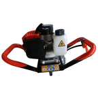 dyrabrest 52cc 2.3hp gas powered post hole digger ground fence 2-stroke single cylinder gasoline engine with earth auger drill 4"/6"/8" bits