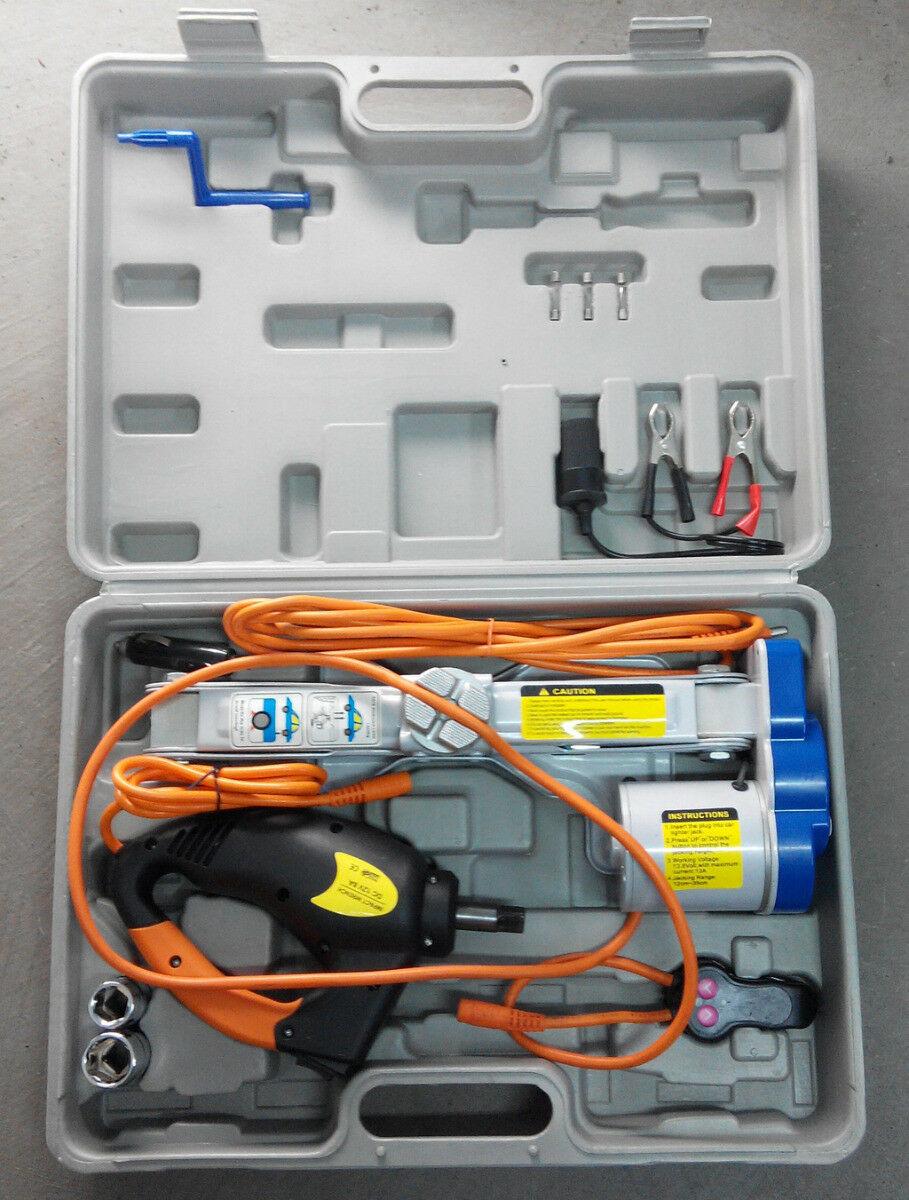 Electric Car Jack Car Floor Jack 1.5 Ton  12v Scissor Lift Tire Repair Tool