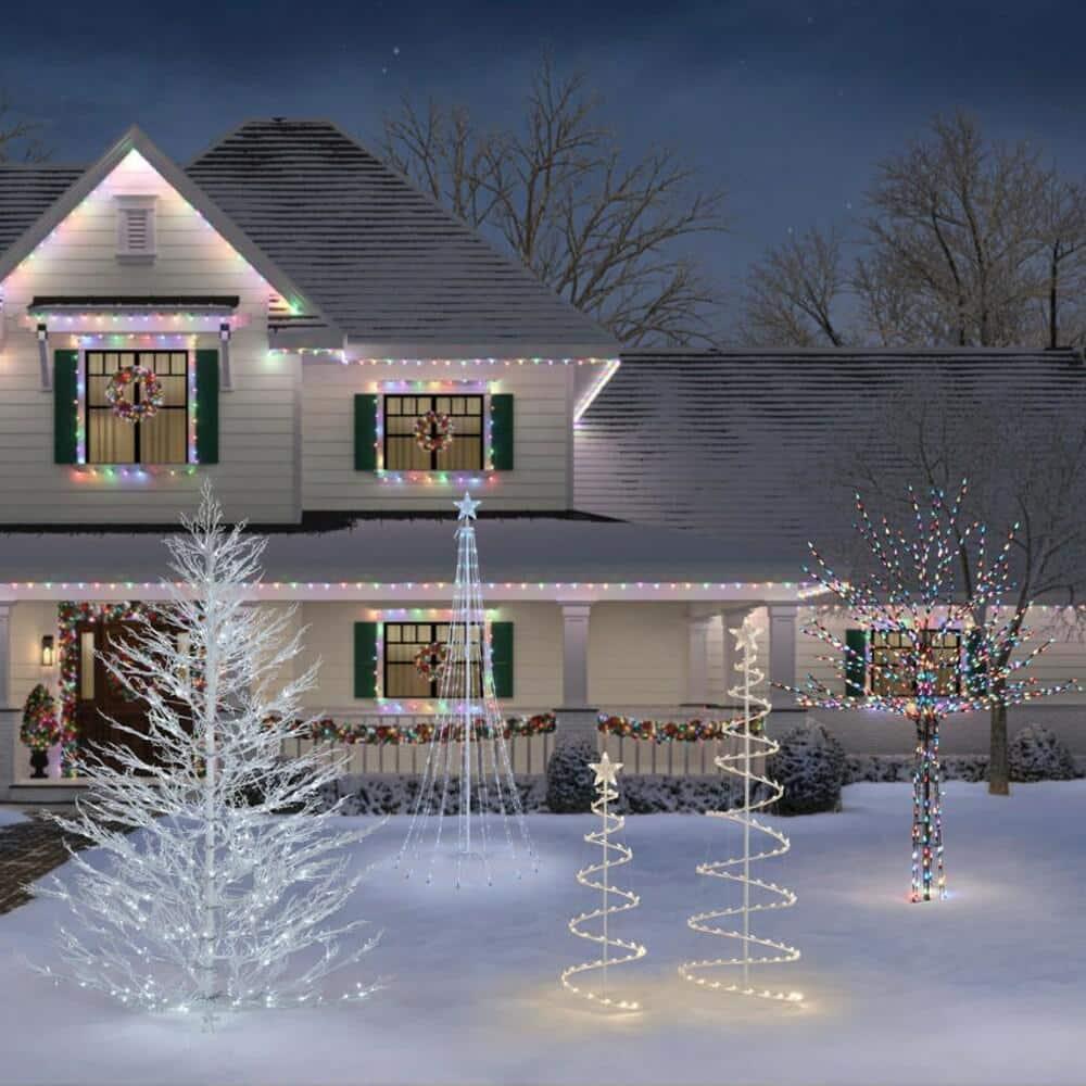 7.5 ft W inter Spruce LED Christmas Tree