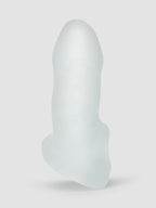 Perfect Fit Fat Boy Ultra Thin 4 Inch Penis Extender Sleeve with Ball Loop, Clear
