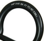 Fusion Climb Bent Aluminum Slotted Light Weight D-Ring for 1 3/4" Webbing Matte Black 10-Pack