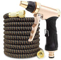 HMBB Garden Hose Nozzles, Upgraded Portable Expandable Water Hose Telescopic Garden Hose Rubber Hose Multi-Function Nozzle High Pressure Water Gun Car Wash Gardening Watering