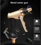 HMBB Garden Hose Nozzles, Upgraded Portable Expandable Water Hose Telescopic Garden Hose Rubber Hose Multi-Function Nozzle High Pressure Water Gun Car Wash Gardening Watering