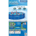 18' x 48" Metal Frame Above-Ground Swimming Pool Set with Filtration Pump