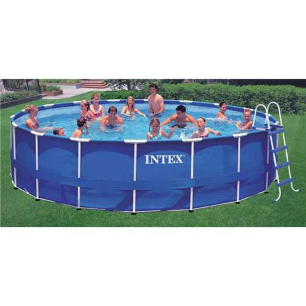 18' x 48" Metal Frame Above-Ground Swimming Pool Set with Filtration Pump
