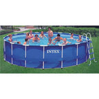 18' x 48" Metal Frame Above-Ground Swimming Pool Set with Filtration Pump