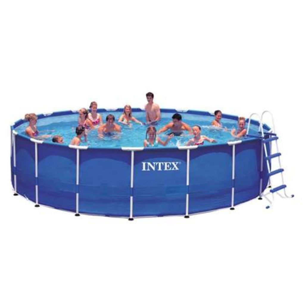 18' x 48" Metal Frame Above-Ground Swimming Pool Set with Filtration Pump