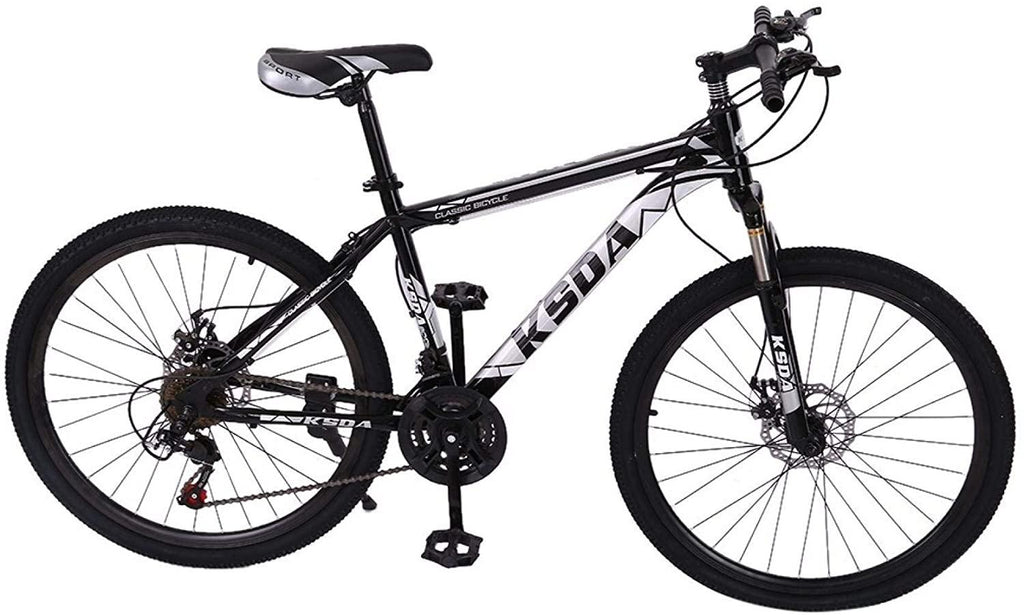 Adult Mountain Bike,26 Inch 21 Speed MTB Bikes,Aluminum Frame,Linear Pull Brakes,Full Suspension Non-Slip Bicycle for Man Woman