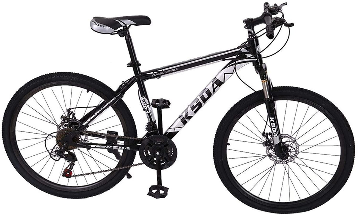 Adult Mountain Bike,26 Inch 21 Speed MTB Bikes,Aluminum Frame,Linear Pull Brakes,Full Suspension Non-Slip Bicycle for Man Woman