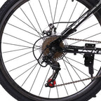 Adult Mountain Bike,26 Inch 21 Speed MTB Bikes,Aluminum Frame,Linear Pull Brakes,Full Suspension Non-Slip Bicycle for Man Woman
