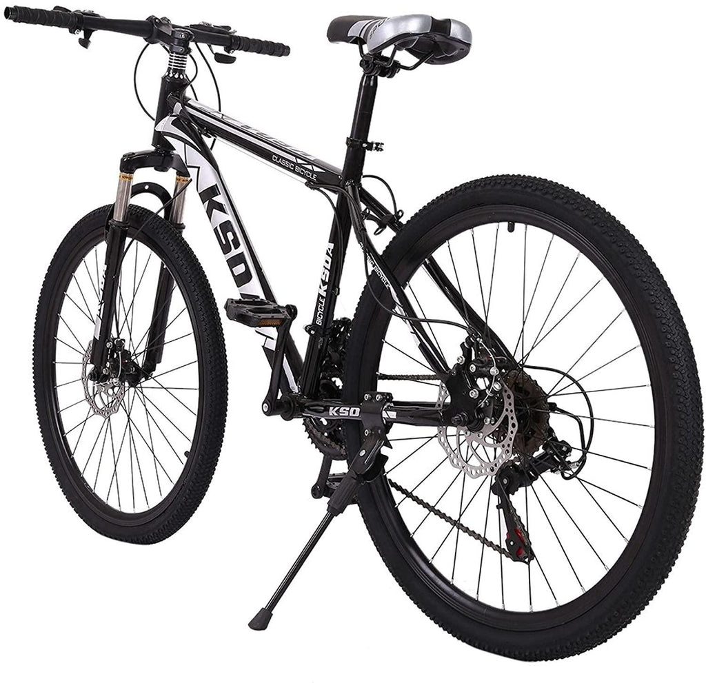 Adult Mountain Bike,26 Inch 21 Speed MTB Bikes,Aluminum Frame,Linear Pull Brakes,Full Suspension Non-Slip Bicycle for Man Woman