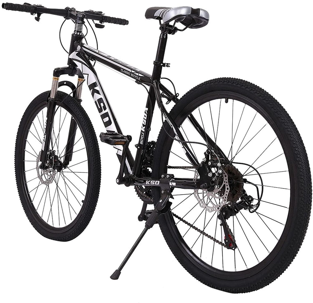 Adult Mountain Bike,26 Inch 21 Speed MTB Bikes,Aluminum Frame,Linear Pull Brakes,Full Suspension Non-Slip Bicycle for Man Woman