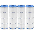 pleatco pa81-pak4 filter cartridge set for hayward swimclear c3025/c3030 4-pk