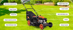21" Self-Propelled Gas Lawn Mower with 170CC 4-Stroke Engine, 7 Cutting Heights, 3-in-1 Mulch/Bag/Discharge, 1.9-Bushel Grass Bag, EPA Compliant