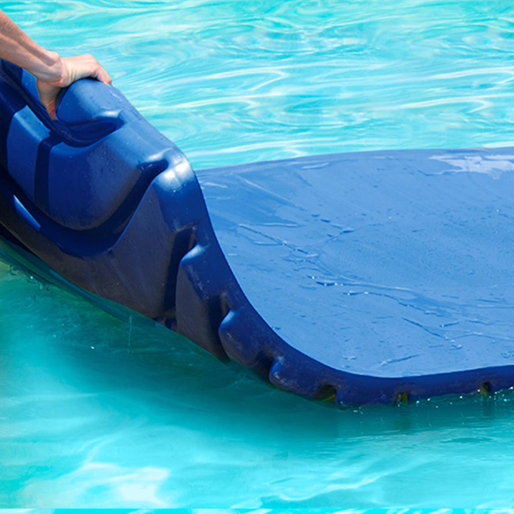Kelsyus Floating Island Lounger Water Mat with Durable, Peel Resistant, Easy Roll Foam Sized for 2 Adults for Pool and Lake