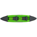 12 ft. Green Inflatable 2-Person Sport Kayak with Rotatable Paddle