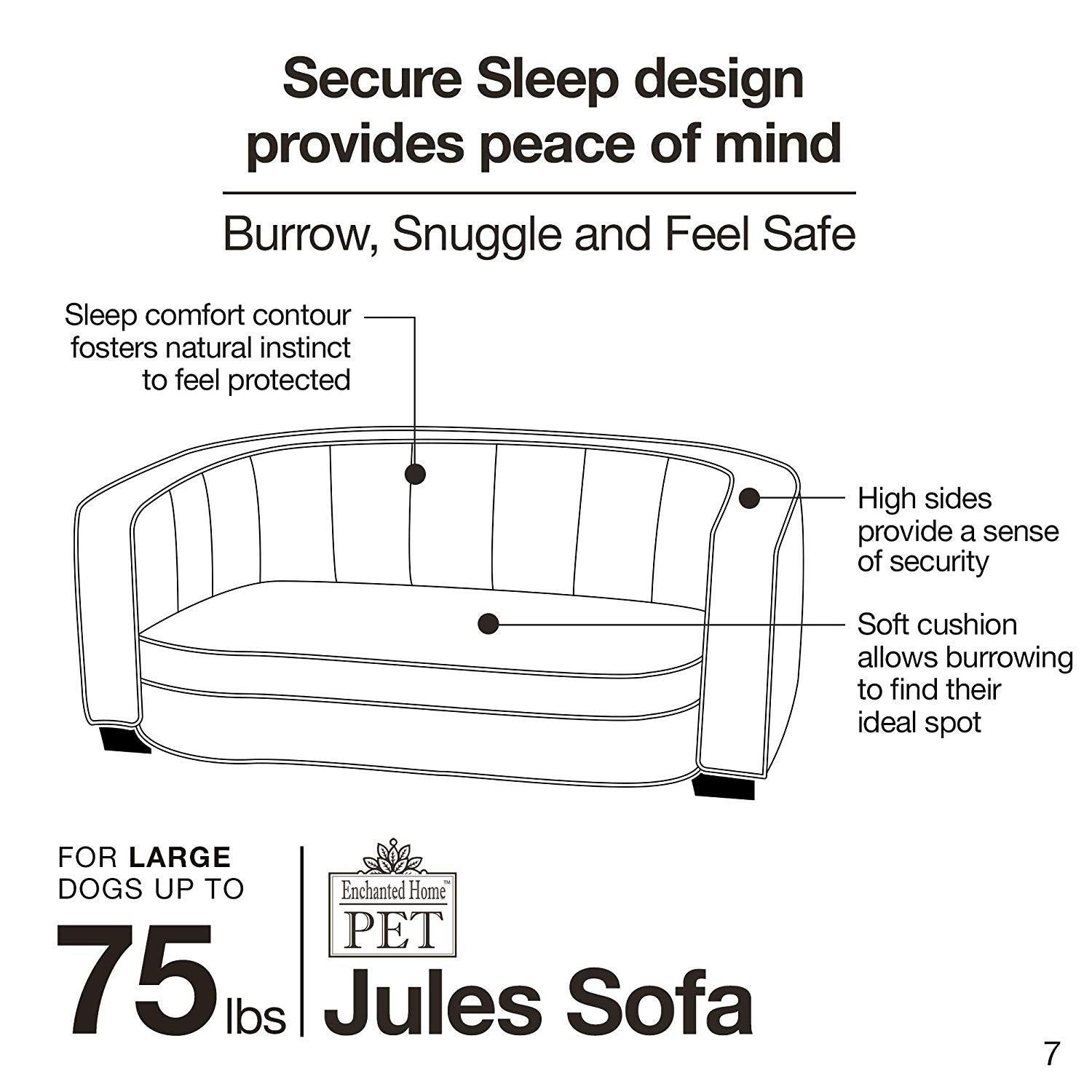Enchanted Home Pet Jules Pet Sofa