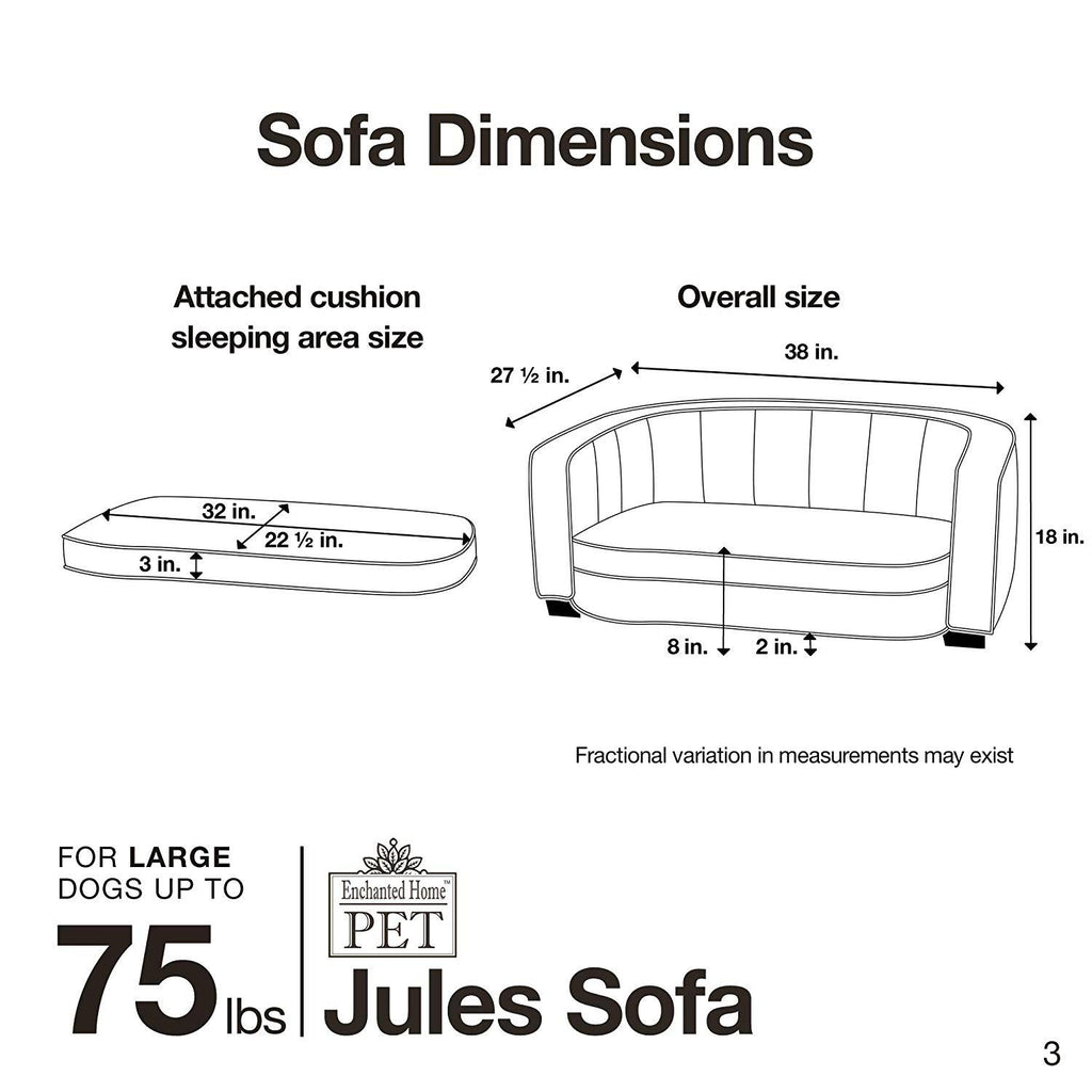Enchanted Home Pet Jules Pet Sofa