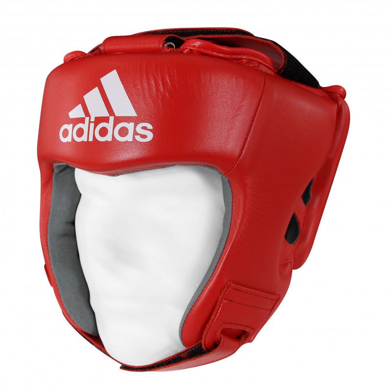 Amateur Competition Boxing Headgear - AIBA Approved- Small, Red