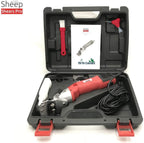 sheep shears pro 110v 500w professional heavy duty electric shearing clippers with 6 speed, for shaving fur wool in sheep, goats, cattle, and other farm livestock pet, with grooming carrying case ce