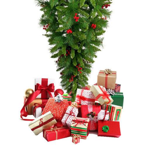 7.4FT 1500 Tips Xmas Christmas Tree Artificial Festival Spruce Decorations PVC
