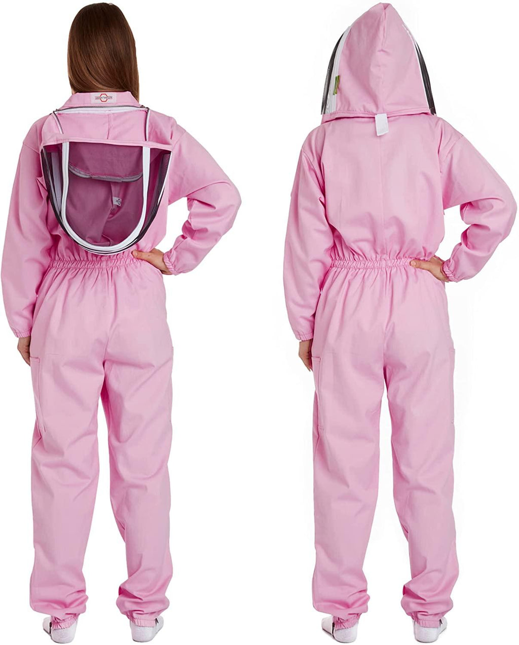 natural apiary - apiarist beekeeping suit with 1 x non-flammable fencing veil mesh - total protection for backyard &amp; beginner bee keepers