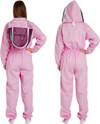 natural apiary - apiarist beekeeping suit with 1 x non-flammable fencing veil mesh - total protection for backyard &amp; beginner bee keepers