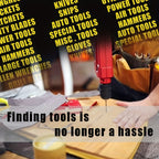 Organize Your Toolbox in Style: 36pcs/set Tool Box Label Decal Sticker Set