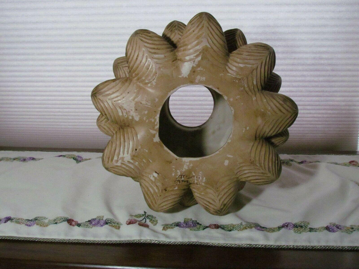 Beige/Tan Ceramic Christmas Tree 34  Atlantic Mold 3 TIER A834