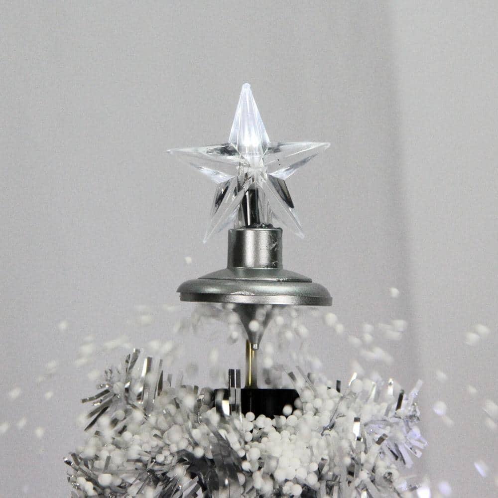 29 in. White Christmas Tree with Star Topper and Umbrella Base