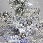 29 in. White Christmas Tree with Star Topper and Umbrella Base