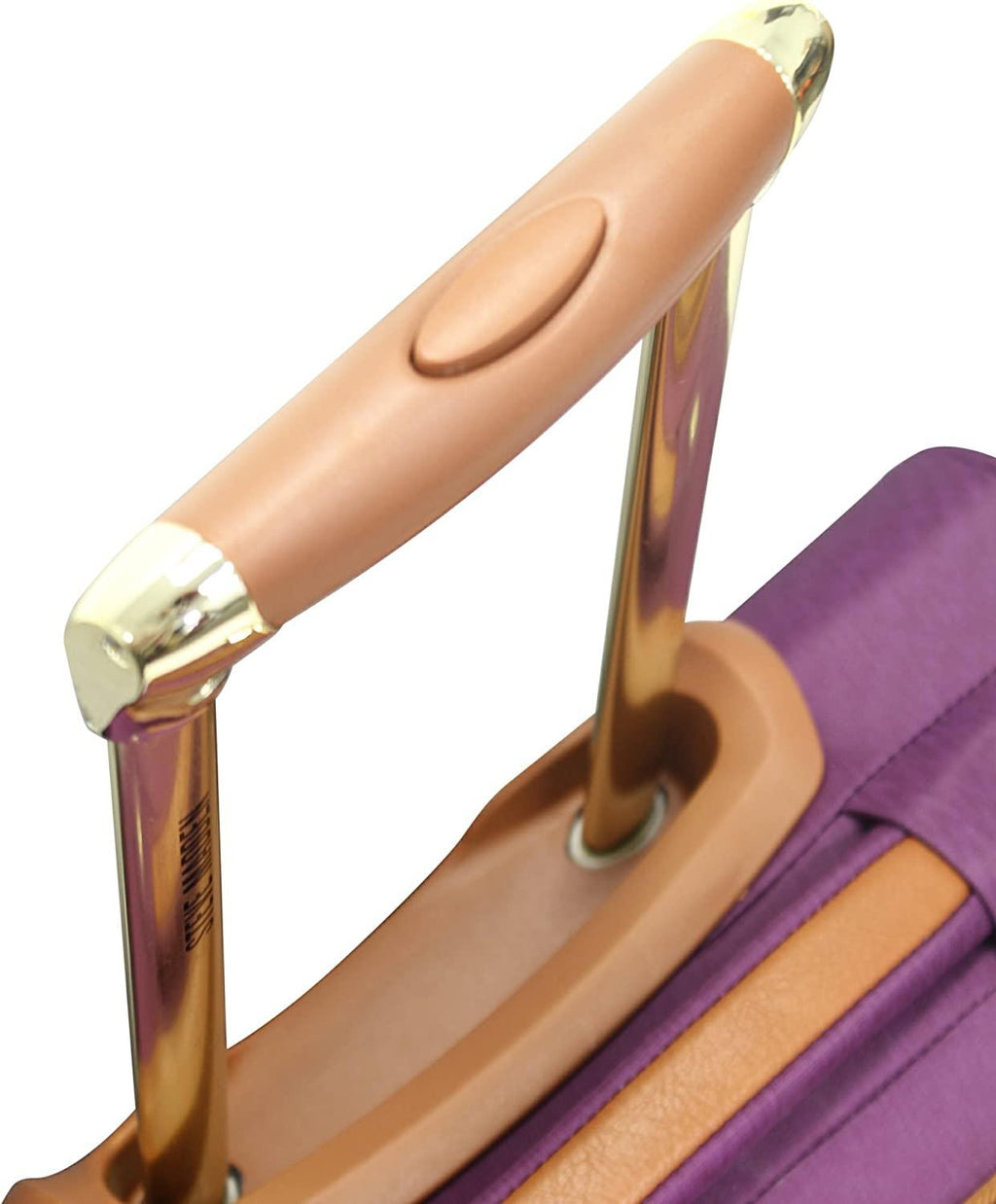 er Luggage Collection - Lightweight Softside Expandable Suitcase for Men &amp; Women - Durable 20 Inch Carry On Bag with 4-Rolling Spinner Wheels (Global Purple)